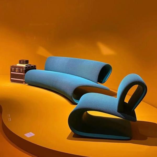 Modern Creative Hotel Lobby Furniture Reception Terrace Sofa And Chair Set