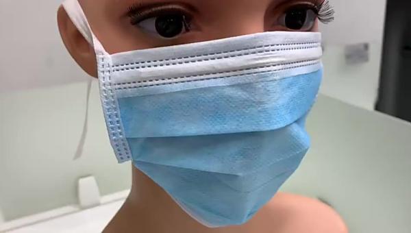 SJ Factory Directly Sales High quality medical mask 3ply surgical medical tie on face maskss mascarillas face mask wholesale