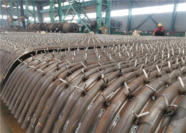 Power Station Gas Hot Water Boiler Membrane Wall Panels High Efficiency