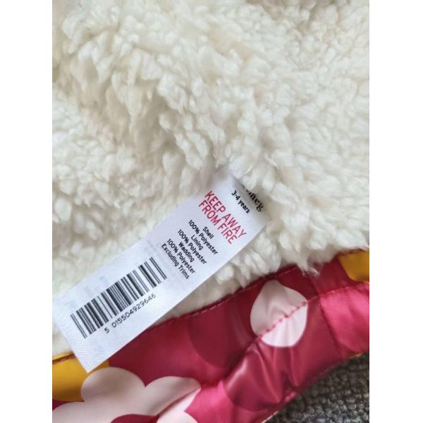 Autumn Winter Long Girls Hooded Winter Coat Floral Printed