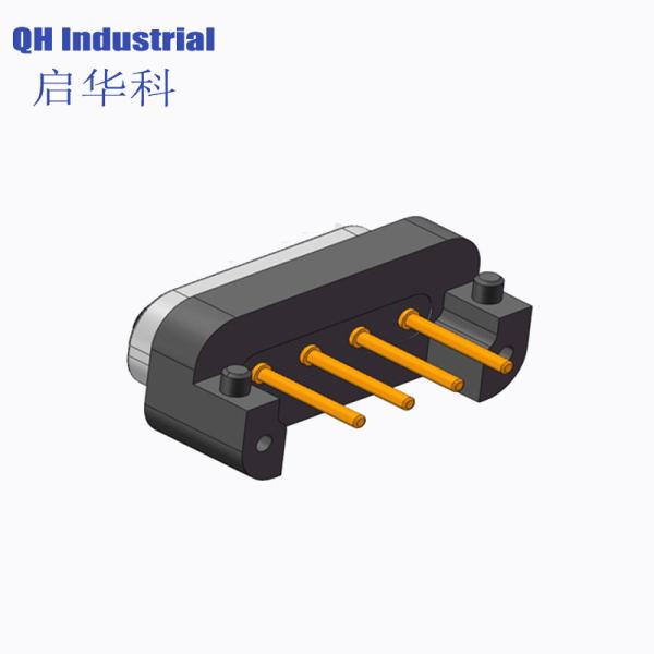 4Pin 2.54mm Pitch Male and Female 2Amp Spring Force 600gf Magnetic Pogo Pin Connector