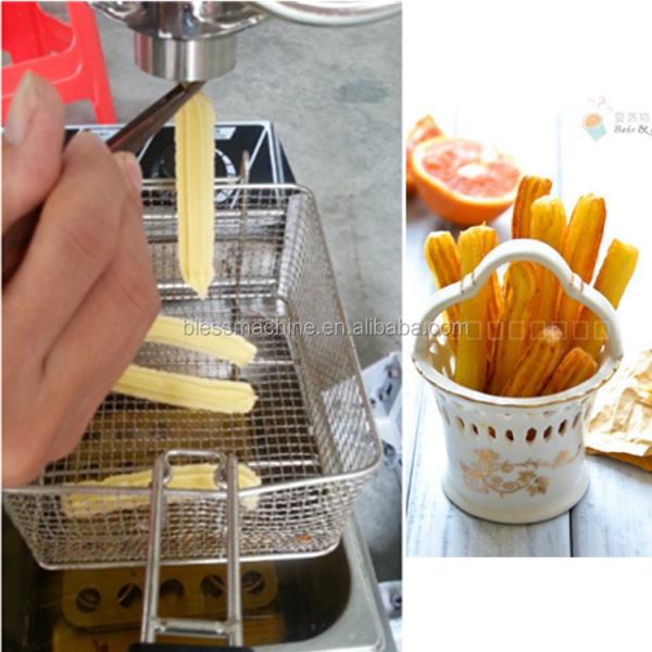 5 molds Stainless steel Churros Machine 1100*600*570mm