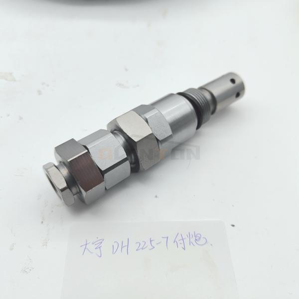 Valve de soulagement pour les pièces hydrauliques des excavatrices pour les travaux de construction Daewoo DH225-7