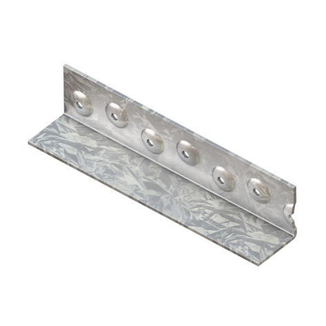 Galvanised Angle Brace Used To Brace Timber Framed Walls In Residential Construction