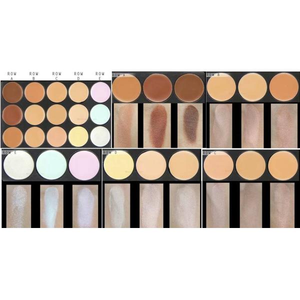 Cream Contour Kit 15 Colors Contour Cream Makeup Concealer Palette
