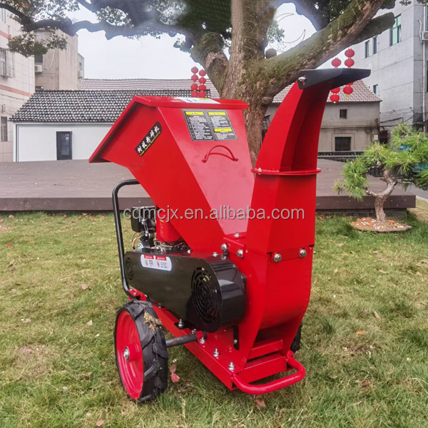 240KG Hand Push Diesel Tree Branch Shredder for Rice Poles and Crop Straw