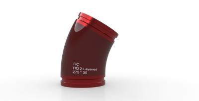 275 X 30 Pipe Elbow Double Layered For High Pressure Pipe Hydraulic Wear Elbow