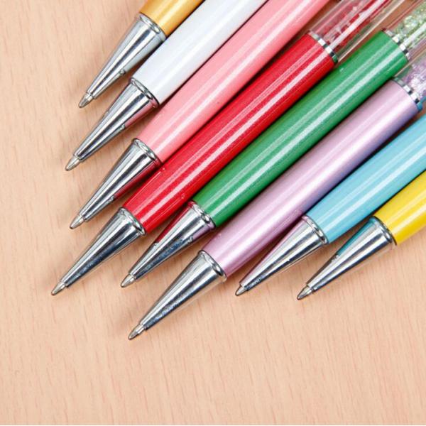 Gift promotion Twist Metal pen,unique Metal crystal ballpoint pen for lady gift