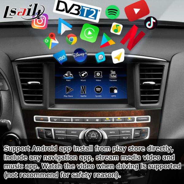 HD сенсорный экран с несколькими пальцами carplay android автоматическое обновление для Infiniti QX60 JX35 2013-2016 IT06