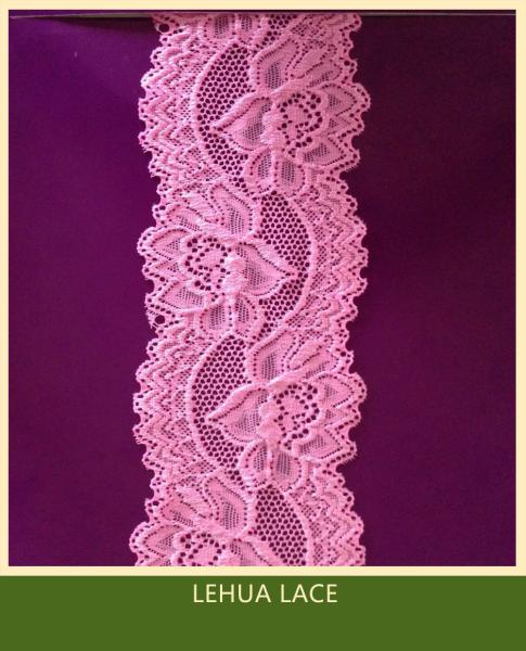 Hot Selling and nice quality Nylon Spandex Stretchy Brazil Lace from China