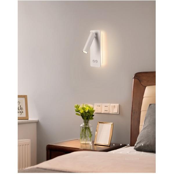 Reading Wall Lamp Reading room 3W Bedside Bedroom ambient lighting book Room Lighting hotel Fixture Sconce For villa