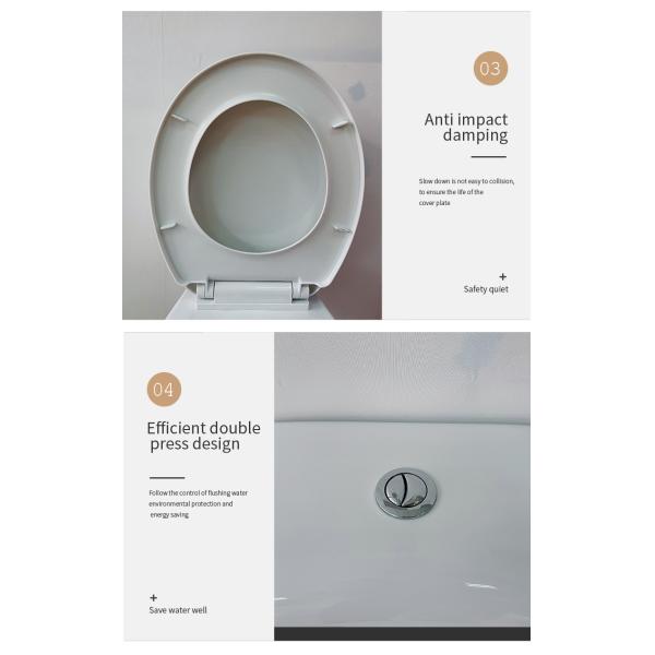 Двойной туалет части кудели керамики 180мм комода ловушки притока 3Л/6Л п п