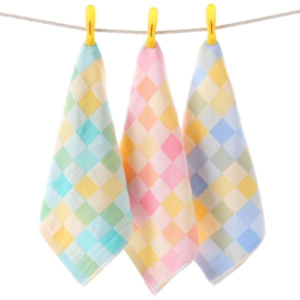 Antimicrobial Cotton Double Gauze Children's Face Towel for Child's Kindergarten