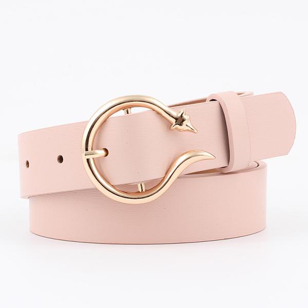 OEM Pu Leather Belts Women Fashion Sexy Wide 3.0cm Waistband