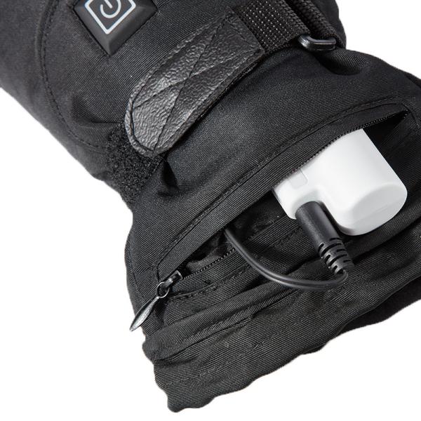 Poliéster caloroso recarregável Windproof 2200mAh das luvas