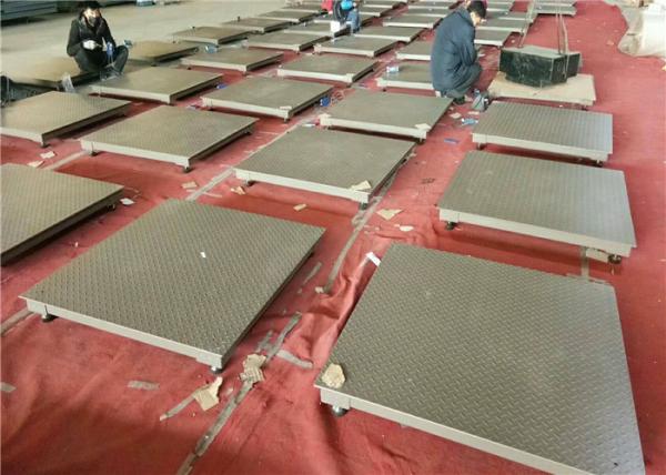 Carbon Steel Industrial Floor Scale OIML III Precision Class Multi Function