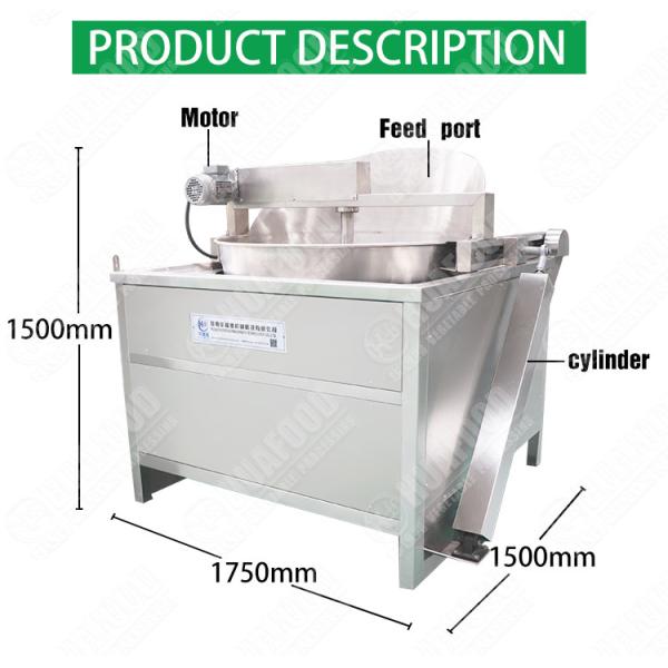 Conveyor Belt Sus304 Commercial Deep Fryer , Industrial Electric Fryer For Potato Chips