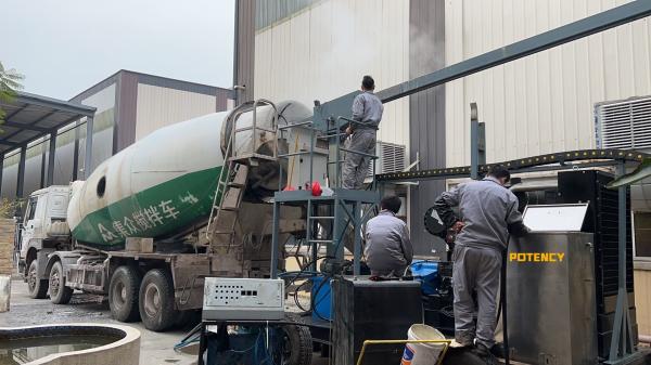 Intelligent Cement Mixer Drums Cleaner With Maximum Working Pressure 1600 Bar