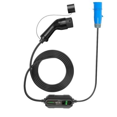 Level 2 Portable EV Charger 32A 240V 5m TPU Cable CEE Schuko Plug RCD Type A IP67