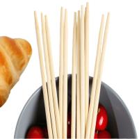Baguettes chinoises en bambou écologiques, 20cm, couleur naturelle, sans danger pour les aliments