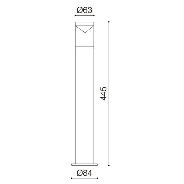MR16 GU10 Lumière à bâtons, IP65 Lampes décoratives pour pelouse AC220V-240V