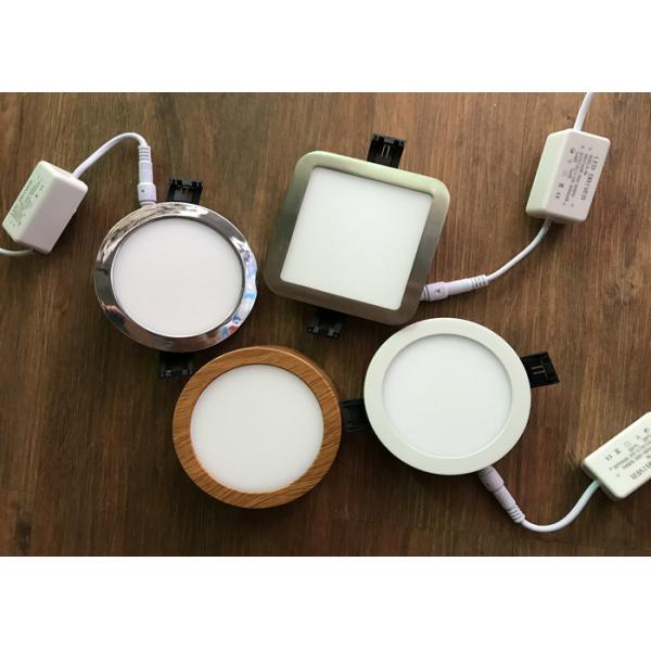Black Epistar 18w 24w LED Slim Panel Light Surface Mounted Chrom Color 220V 4500K
