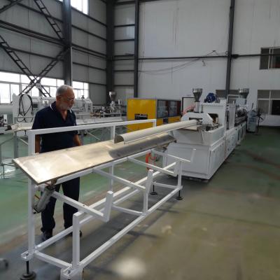 Shenzhen HYPET PVC/Plastic Square/Half Round Rain Gutter Production Line Half Round Rain Water Gutter Machine Manufacturer