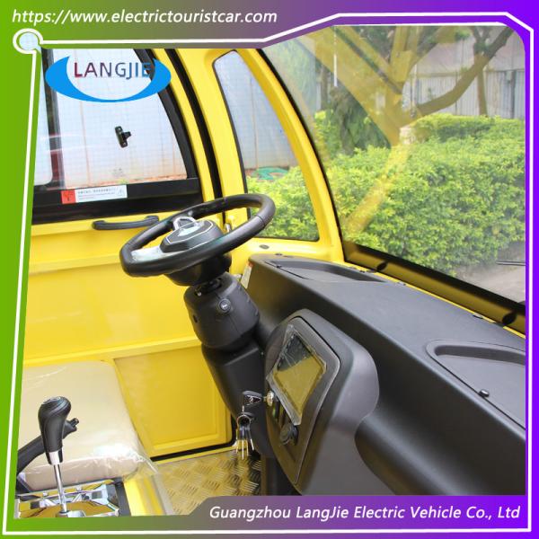 5-местный синий экологичный электрический грузовой автомобиль с высокочастотным бортовым зарядным устройством для парка