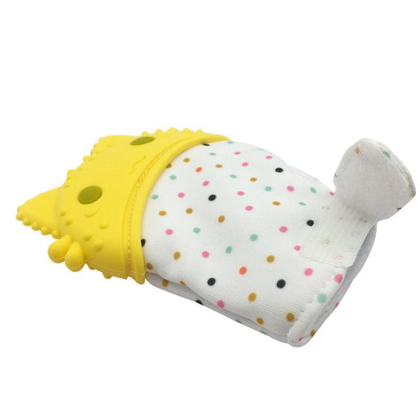 Baby Shower Gift Pain Relief Teething Mitt BPA Free Silicone Safe Food Grade Teether Glove Unisex Prevent Scratch Mitten