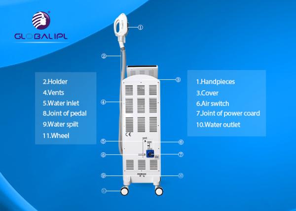 Medical CE Standard SHR IPL Machine For Hair Removal And Skin Rejuvenation