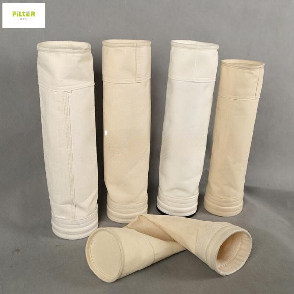Asphalt Mixer Plant Nomex Cylinder Filter Bag 1.8 - 2.0mm