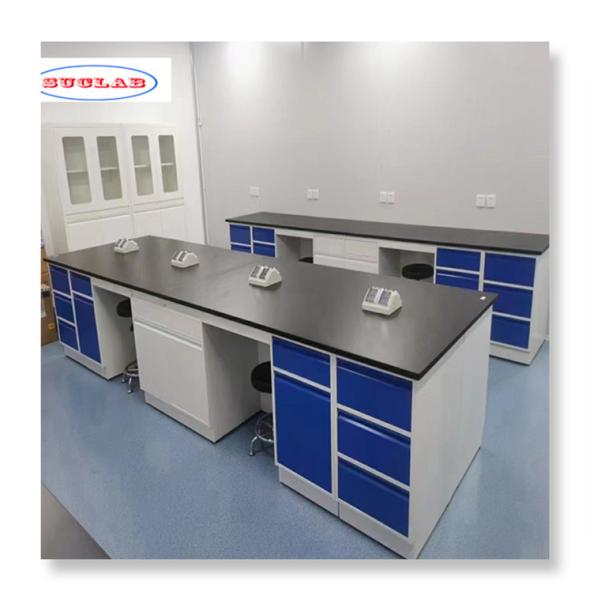 Mobiliário de laboratório de química moderno e personalizável para laboratórios científicos