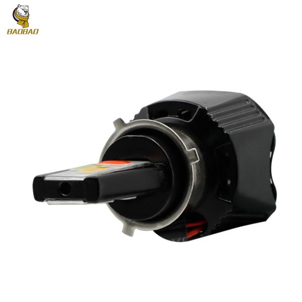 Four Color Aluminum 35W COB Chip 80V Motorcycle LED Headlight Bulb