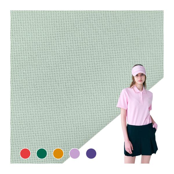 Quick Dry Pique Knit Fabrics Special Elastic Material, Solid Polyester and Cotton Pique Fabric for Sale/