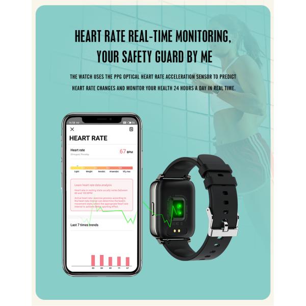 Отслежыватель фитнеса дозора утверждения ECG ROHS умный