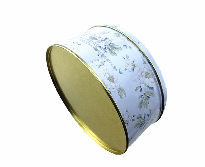 Round Christmas Cookie Tin Box Cookie Tin Box Round Metal Tin Can