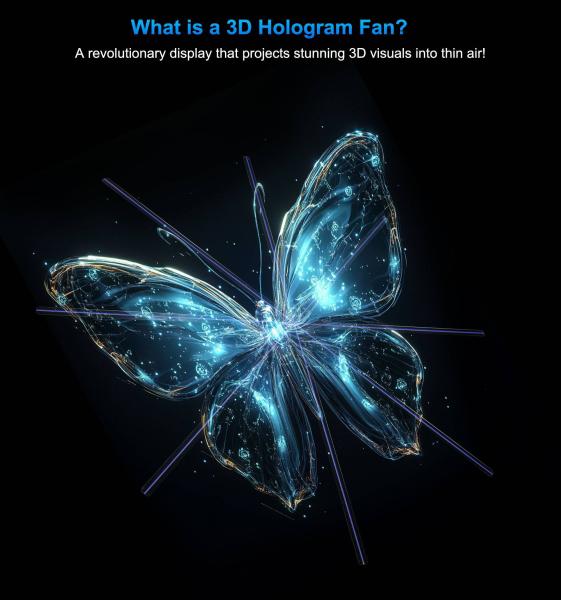 Big Size 2048*2880dpi Hd 180cm 3d Holographic Fan With Wifi & Cloud Platform 3d Hologram Led Fan Holographic Display