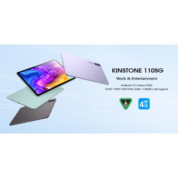 Kinstone 10.95 inch Andriod 15 Tablet PC 8000mAh, 1200*1920 FHD Incell, 6GB+128GB