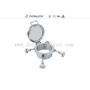 Крышка люка для резервуара для напитков из стекла SS316L 500*100 мм