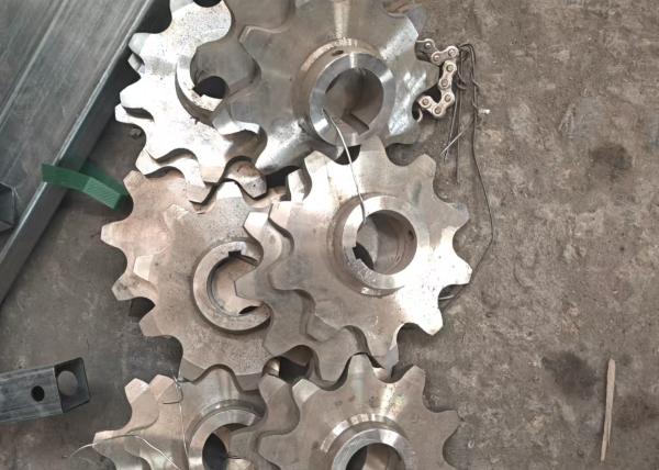 DIN Sprocket 24B 28B 32B Chain Wheel With 10mm Tooth And C45 Material