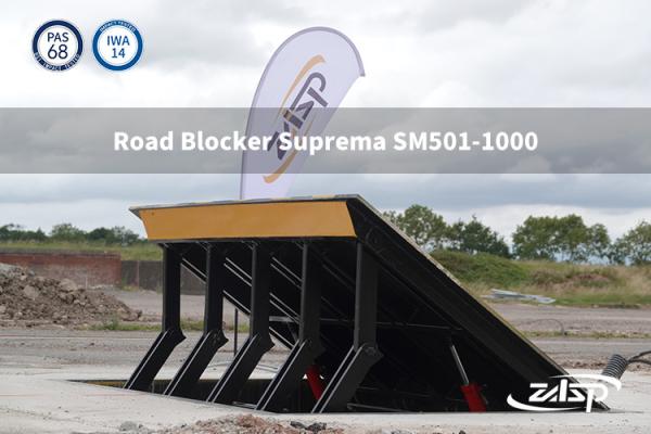 3000 mm-5000 mm Largeur du périmètre Sécurité Blocage des routes à monture peu profonde avec système hydraulique