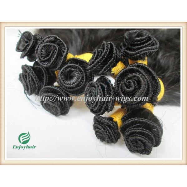 Hand tied weaviing Malaysian virgin remy hair,straight hair extension no shed no