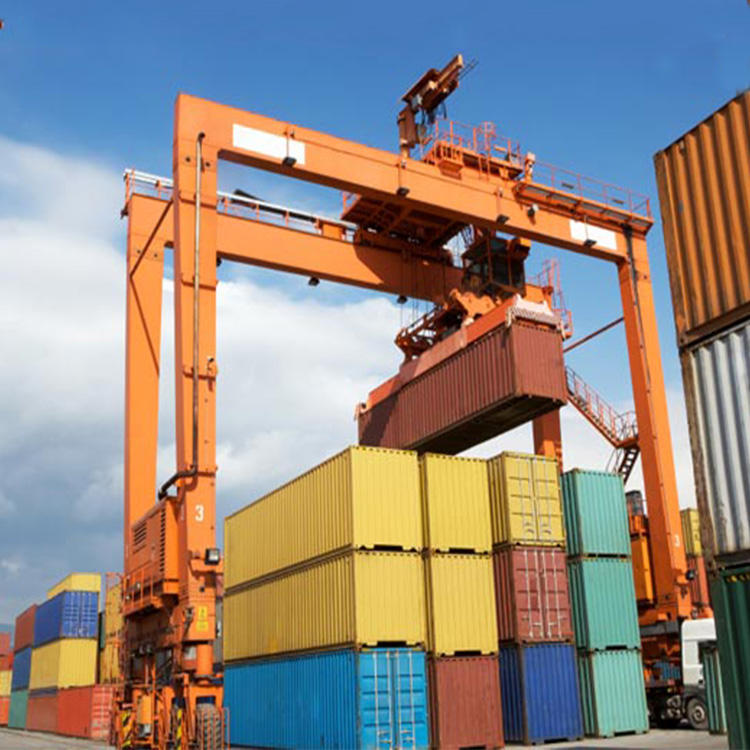 Zehua 500T RTG Offshore Plasma Gantry Mobile Mono Gantry Crane Cast Iron Cnc