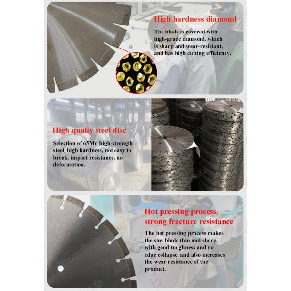 300 мм лазерно-сварные бриллиантовые режущие лезвия с ключевым слотом для резки гранита