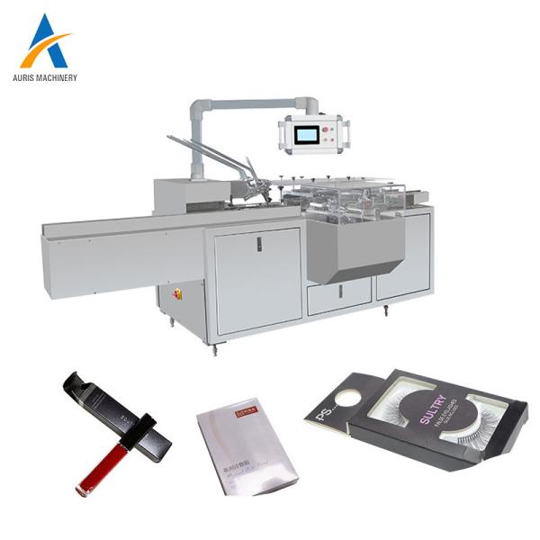 Horizontal Cartoning Automatic Food Packing Machine Hot Melt Adhesive Sealing