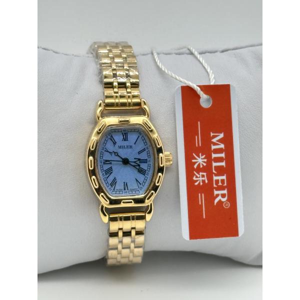 Круглые металлические часы с кварцевыми ремнями с аналоговым дисплеем даты