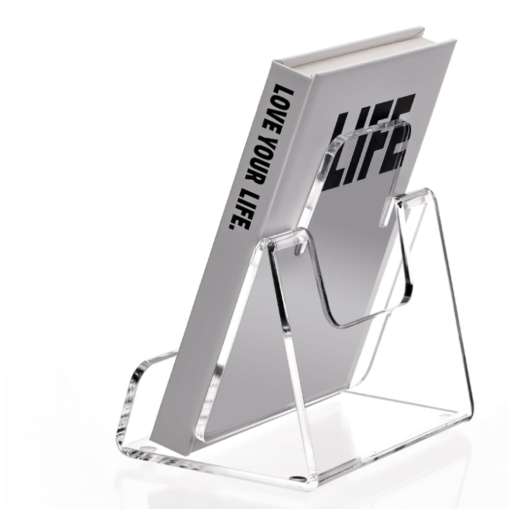 Desk Top Acrylic Display For Brochure Book And Poster Acrylic Display Stand