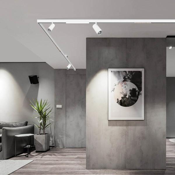 Living Room Magnetic Track Spotlight 220v 35mm Surface Mounted