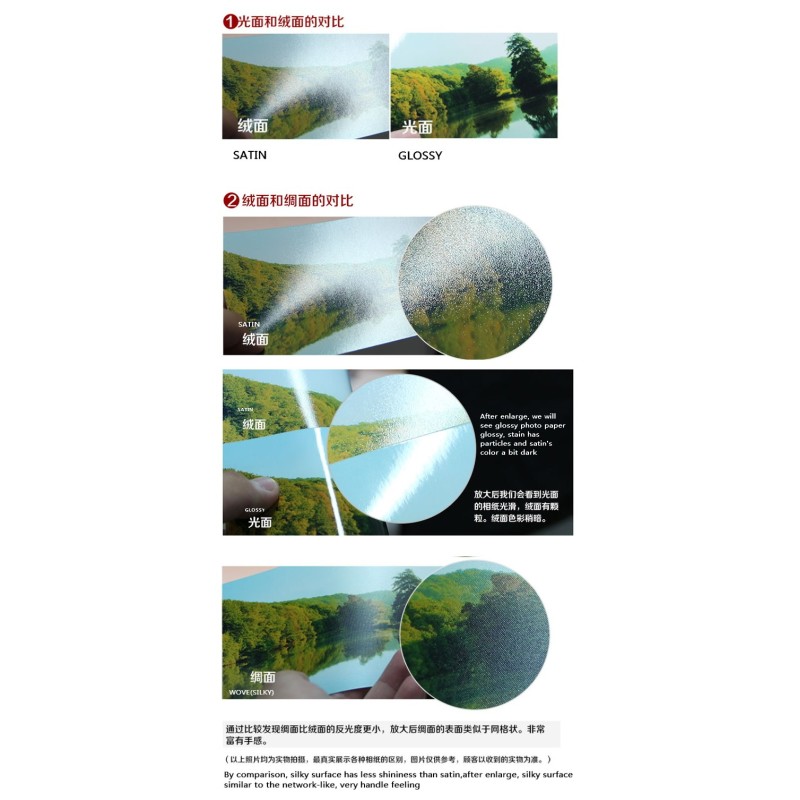 260g 5760dpi Quick Drying Waterproof Photo Paper With RC Coating For Color Prints