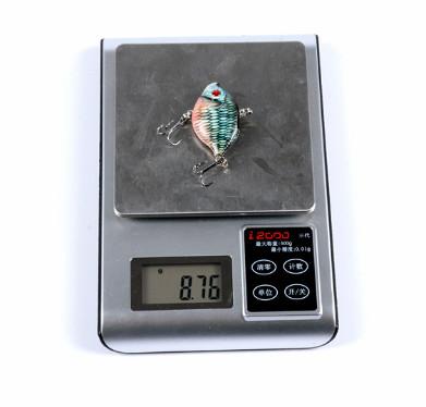 8 Colors 4.5CM/8.8g 10# Hook Full Swimming Layer Long Shot Hard Bait Painted VIB Fishing Lure